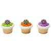 24pack Fiesta Cupcake / Desert / Food Decoration Topper Rings with Favor Stickers & Sparkle Flakes
