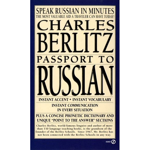 Berlitz Travel Companions Passport to Russian: Speak Russian in Minutes, (Paperback)