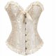 thumbnail image 5 of Corsé clásico europeo y americano con cinta para el abdomen, ropa interior sexy para novias, moldeadora corporal, 5 of 6