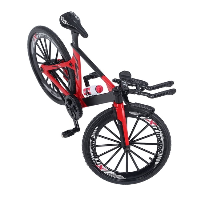 Modelo De Bicicleta De Carreras De aleación, Bicicleta De Dirección Deslizante Con Manillar Doble, Juguete Con Diseño Real, Cultiva La Capacidad Práctica Para Niños