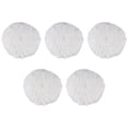 thumbnail image 4 of 5Pcs 7 Inch Inch 180mm Soft Wool Clean Polishing Buffing Bonnet Pad for Car Auto Polisher,5x Wool Buffing Pad,white, 4 of 5