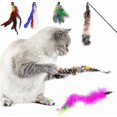 thumbnail image 3 of Cat Teaser Toy Refills Feather Spinner Attachments for Feline Play, 3 of 5