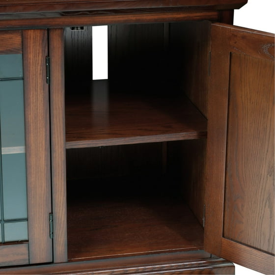 Leick Home Leaded Glass Tv Stand