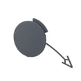 thumbnail image 6 of ZS Car Front Bumper Trailer Hole Cover C2D5378XXX For Jaguar XJ 2010 2011 2012 2013 2014 2015 2016 2017 2018 2019, 6 of 11
