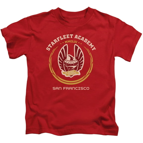 Star Trek Academy Heraldry Youth 18/1 T-Shirt Red