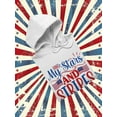 thumbnail image 3 of Oh My Stars And Stripes Hoodie Women -Image by Shutterstock, Female 3X-Large, 3 of 4