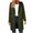 Dark Green, variant on Women's Peacoat Hooded Single-Breasted Button Down Trench Coats Elegant Warm Casual Fall Winter Wool Blend Long Jackets 2026 Outerwear with Pockets Khaki XXL