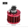 thumbnail image 3 of 12mm Universal Car Clamp-On Cold Intake Air Filter, High Flow Auto Air Intake Filter Round Tapered for Scooter Atv Dirt Pit Bike Motorcycle Crankcase Vent Cover Breather, 3 of 5
