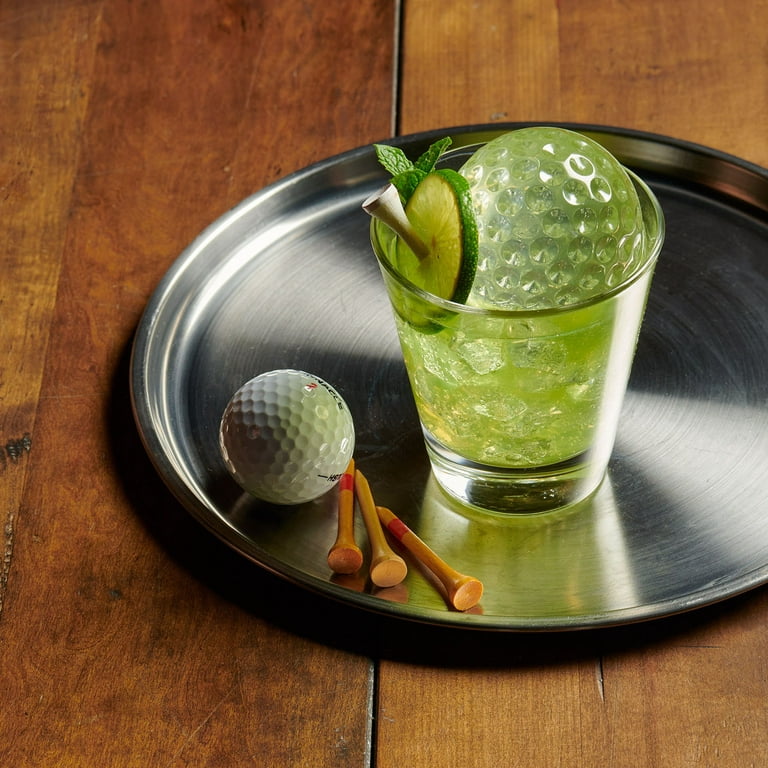 Tovolo Golf Ball Ice Molds (Set of 3) - Slow-Melting, Leak-Free, Reusable,  & BPA-Free Craft Ice Molds/Great for Whiskey, Cocktails, Coffee, Soda, Fun