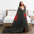 thumbnail image 5 of Muhlenberg College Logo Fleece Blanket, Very Soft Microfiber Flannel Blanket for Couch Warm and Cozy for All Seasons, 5 of 6