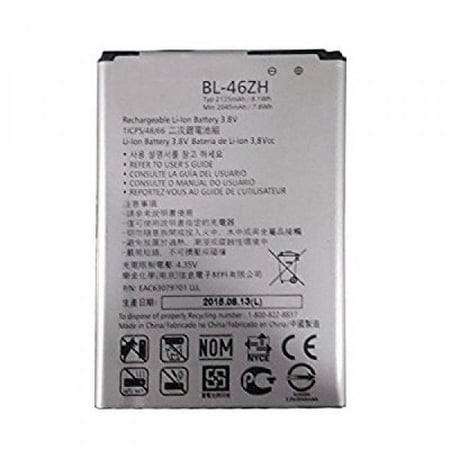 OEM 2125mAh BL-46ZH Battery For LG Leon Tribute 2 K7 LS675 D213 H340 L33 X210 (Best Android Battery Saver 2019)