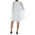 thumbnail image 2 of R&M Richards Womens Petites Glitter Midi Cocktail and Party Dress, 2 of 2