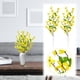 thumbnail image 2 of Big sale Artificial Silk Forsythia Flower For Front Door Fake Jasmine Flowers Home Party Wedding Day Simulation Wall Decoration Yellow, 2 of 5