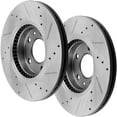 thumbnail image 7 of JADODE Brake Rotors Front 299mm Drilled & Slotted Design Brake Rotor & Brake Pad kit Including CLEANER DOT4 FLUID Replacement for Ford Fusion, Lincoln MKZ Zephyr, Mazda 6, Mercury Milan, 7 of 7