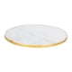 thumbnail image 2 of Bandeja de tocador de mármol Bandeja decorativa circular de mármol Organizador de encimera Cómoda Diámetro 30cm, 2 of 9
