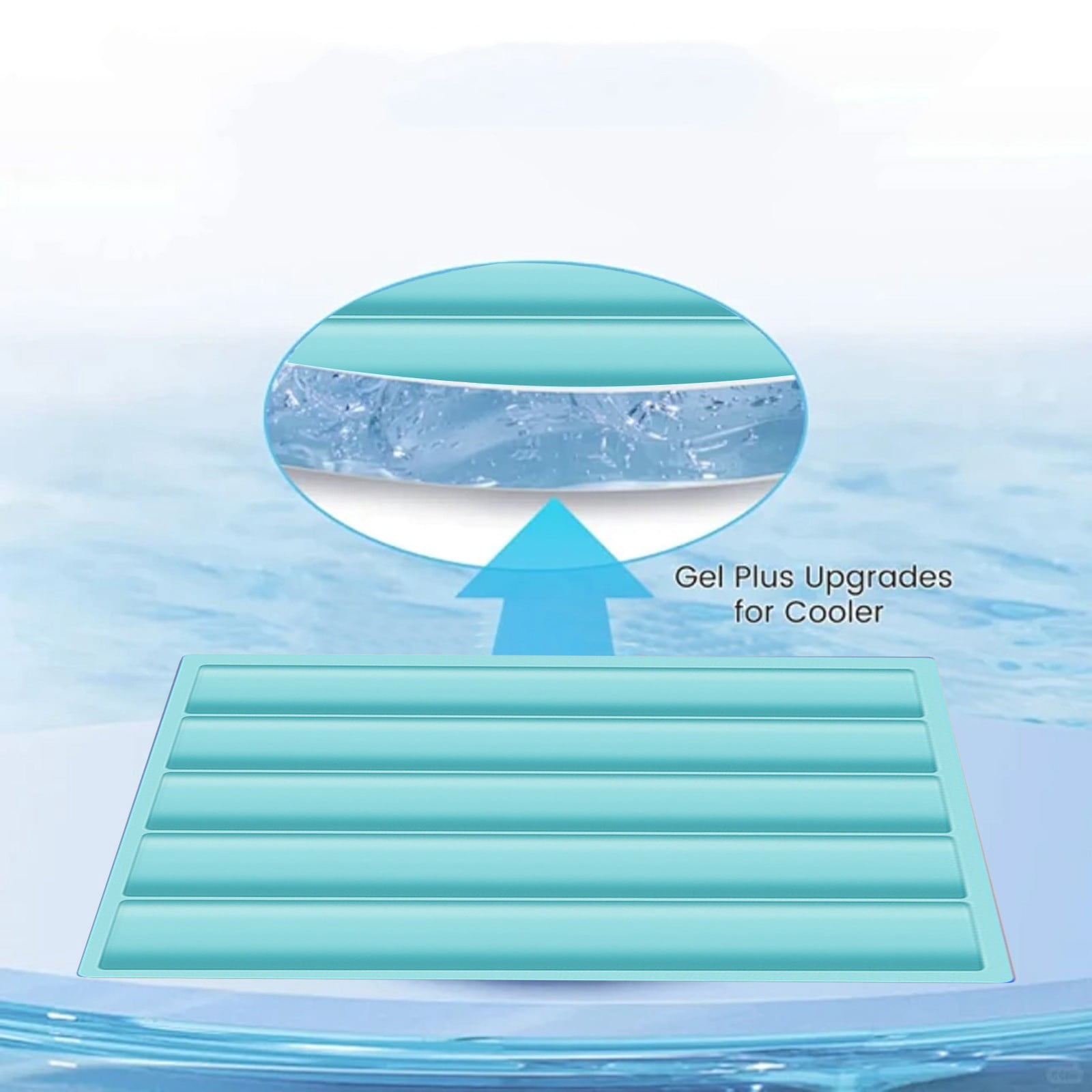 Pet Cooling Mat, Ice Gel Cushion for Dogs & Cats, Summer Cool Pad with Thickened Pressure Material, Waterproof Pet Bed, Portable Foldable Dog Cat Cooling Mat