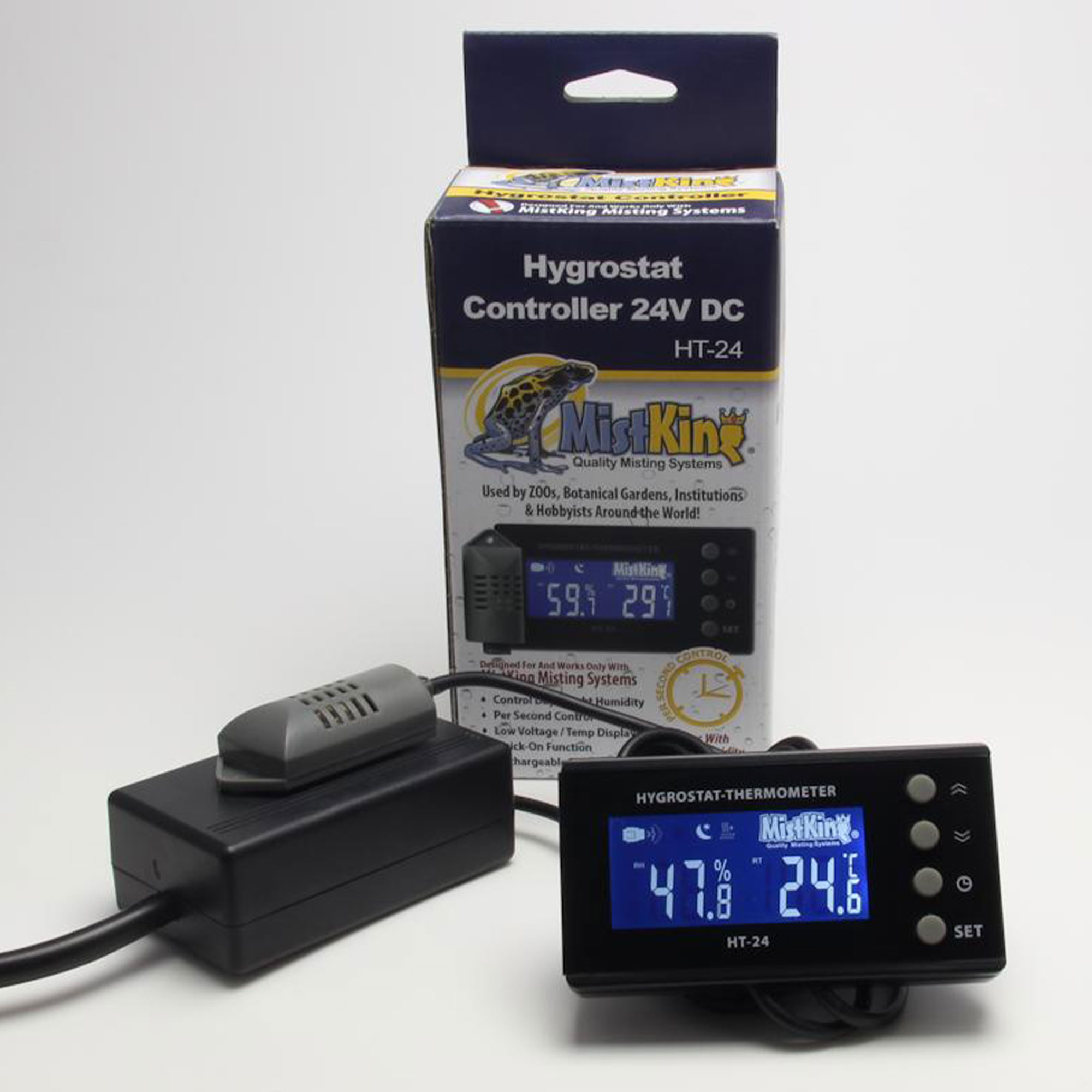 Buy MistKing HT24 Hygrostat/Thermometer Humidity Meter for MistKing