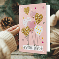 thumbnail image 4 of Diamond Dotz Diamond Embroidery Facet Art Greeting Card Kit-Love Balloons, 4 of 6