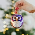 thumbnail image 6 of PEIBang Christmas Animal Hanging Decor,2D Acrylic Christmas Tree Owl Ornaments,Forest Animal Hanging Decorations for Home Party and Office, 6 of 6