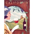 thumbnail image 3 of Wickstrom, Martin 19x24 Black Modern Framed Museum Art Print Titled - California Wine, 3 of 5