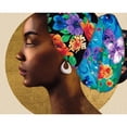 thumbnail image 3 of Saunders, Alonzo 24x20 Black Modern Framed Museum Art Print Titled - Golden Lady II, 3 of 5