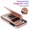 thumbnail image 4 of SZTXJ 1 Pcs Compatible with iPhone 11 Wallet Case with Card Holder, Flower Embossed Mandala Pattern PU Leather Double Button Flip Shockproof Cover for, 4 of 5