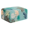 thumbnail image 3 of Funda elástica para reposapiés con estampado floral Gloria Funda de puf otomano, 3 of 7