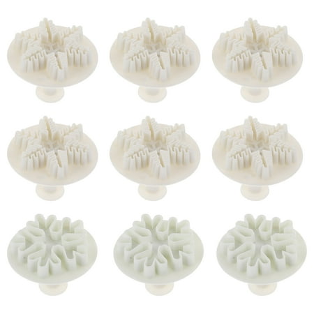 

Cookie Molds Biscuits Spring Pressing Molds Household Baking Molds Baking Molds Christmas Cookie Molds9Pcs Lovely Christmas Baking Tools Biscuits Spring Pressing Molds (White)