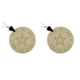 thumbnail image 1 of Tablero de péndulo Matsuzay hecho a mano con collar colgante negro decoración del hogar 2Conjunto Blanco, 1 of 6