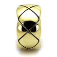 thumbnail image 4 of Luxe Jewelry Designs Women's Gold Plated Stainless Steel Ring, Size 8 (Pack of 2), 4 of 4