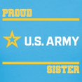 thumbnail image 3 of CafePress - Proud Army Sister White And Gold T Shirt - Women's Traditional Fit Dark T-Shirt, 3 of 4