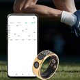 thumbnail image 1 of Fitness Tracker, Touch Control Smart Ring HD Screen Sleep Monitoring  for Daily Life Size 8,Size 9,Size 10,Size 11,Size 12,Size 13, 1 of 7