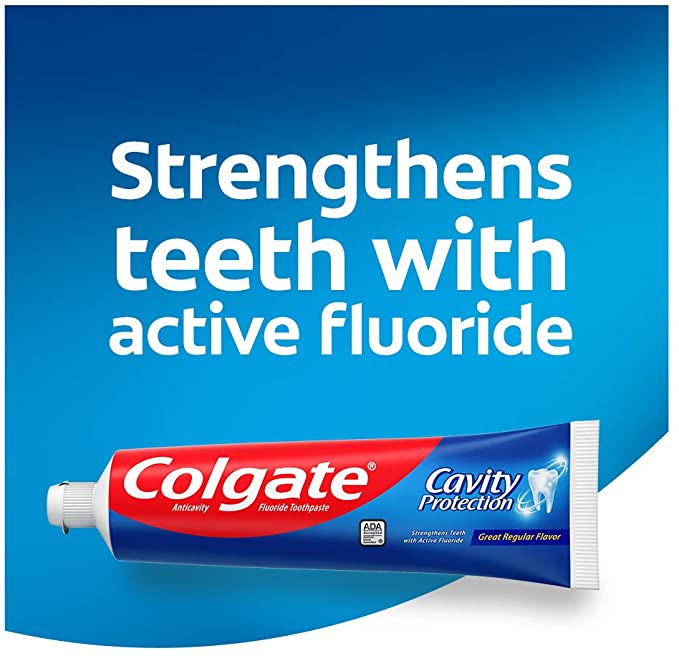 Colgate Cavity Protection Toothpaste, Great Regular Flavor, 6 Oz, 3 Pack - image 3 of 9