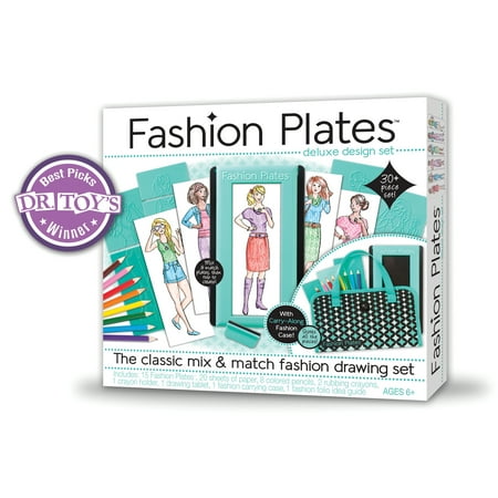 Fashion Plates Deluxe Mix & Match Fashion Drawing Kit