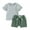 Dark Grey, variant on Bagilaanoe 2pcs Toddler Baby Boy Shorts Set Short Sleeve T Shirt Tops + Shorts 6M 12M 18M 24M 3T Kids Casual Summer Clothes