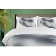 thumbnail image 4 of Ambesonne Grey Duvet Cover Sets, American Football Motif, 2-Queen, Grey Pale Grey White, 4 of 7