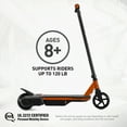 Mongoose React E2 Electric Scooter for Kids 8+, 10 mph, Black and