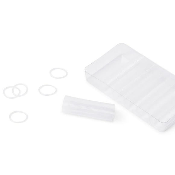 Cintas para el pelo GIMME Bands elásticas, 320 unidades, transparentes
