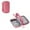 Pink, variant on RFUGUG Small Storage Bag, Travel Cable Organizer Pouch Electronic Accessories Carry Case Portable Waterproof Double Layers All-in-One Storage Bag for Cord, Charger, Phone, Earphone