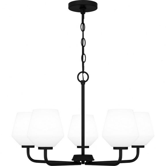 Quoizel Nielson 5-Light Matte Black Chandelier