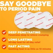 ThermaCare Menstrual Cramp Pain Relief Heat Wraps, 4 Ct