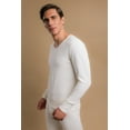 thumbnail image 2 of Men's Cottonique M17705 Latex Free Organic Cotton Thermal Shirt (Natural XL), 2 of 5