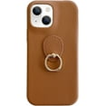 thumbnail image 6 of Compatible with iPhone 14 Plus Ring Stand Case 360 Degree Rotation Holder Kickstand Stand PU Leather Slim Luxury Shockproof Cover for Women Girls Rose, 6 of 9