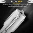 thumbnail image 3 of Uxcell Hand Plug Tap 7/8"-9 UNC 2B Left Hand Thread Screw Tapping Threading Tool, 3 of 6