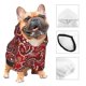 thumbnail image 3 of Balery Vintage Red Paisley Sudadera con Capucha para Perros Pequeños – Ropa para Mascotas, Disfraz para Perros y Gatos, Ideal para Fiestas y Cosplay-XX-Large, 3 of 7