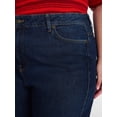 thumbnail image 4 of Terra & Sky Women's Plus Mid Rise Barrel Jeans, 30” Inseam, Sizes 16W-24W, 4 of 6