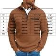 thumbnail image 2 of Yteetum Men's Waffle Golf Shirts Oversized Quarter Zip Mock Neck Long Sleeve T Shirt Pullover Tops Mens Casual Solid Half Zip Stand Collar Regular Fits Spring Stylish Versatile Big and Tall Tee Shirt, 2 of 6