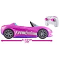 thumbnail image 6 of Hot Wheels R/C 1:12 Barbie Convertible Vehicle, 6 of 11