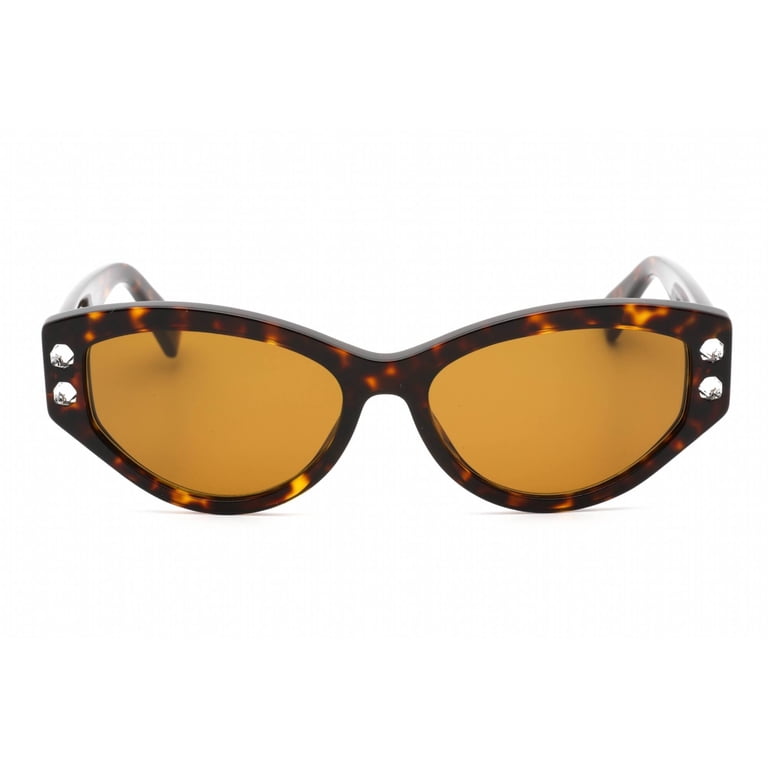 Moschino MOS109/S 0086 70 Cat Eye Sunglasses - Havana/Brown Moschino Women main image 4
