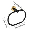 thumbnail image 2 of WGXU Rustproof Towel Ring For Bathroom Stylish Stainless Steel Design For Elegant Home Décor Ideal For Easy Towel And Organization, 2 of 4